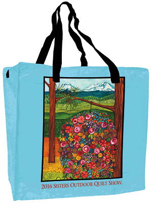sisters quilt show cotton tote bag
