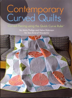 contemporary curved quilts book