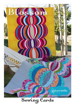 blossom quilt sewing card pattern by valori wells