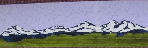 Cascade Table Runner by June Jaeger