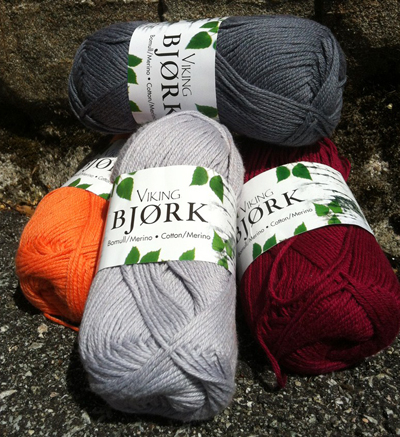 bjork yarn from viking of norway